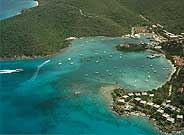 Helicopter View of St Thomas, Virgin Islands